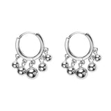925 Sterling Silver Animal Hoop Earrings Women Jewelry