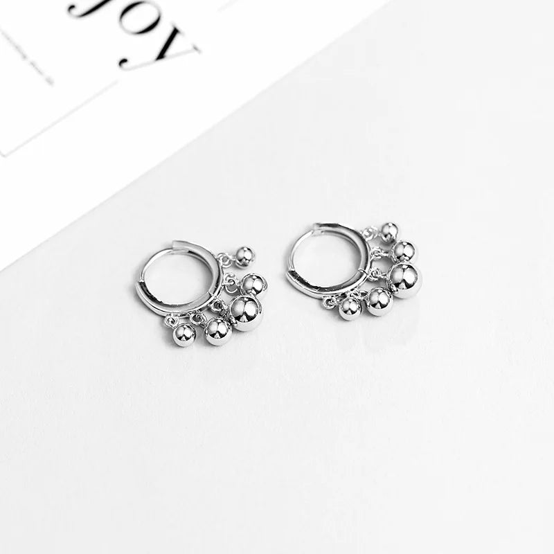 925 Sterling Silver Animal Hoop Earrings Women Jewelry