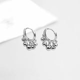 925 Sterling Silver Animal Hoop Earrings Women Jewelry