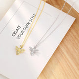 925 Silver Bees Necklace Pendant For Women
