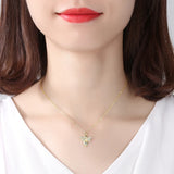 925 Silver Bees Necklace Pendant For Women