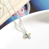 925 Silver Windmill Pendant Necklace for Women
