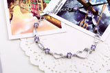 Heart Zircon Bracelet 925 Sterling Silver Jewelry