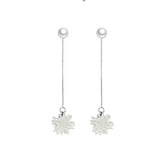 Ice Flower 925 Silver Earrings For Women