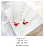 925 Silver Crab Choker Necklace for Women Girls Wedding Statement Jewelry