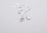 925 Silver Long Cat Fish Earrings Hot Jewelry