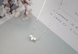 925 Sterling Silver Three squares Necklaces Pendant for Women