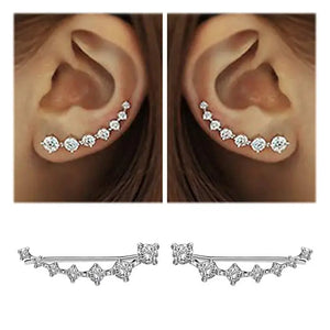 High Zircon Sterling Silver Earring for Women - Jewelry Gift