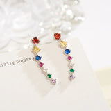 High Zircon Sterling Silver Earring for Women - Jewelry Gift