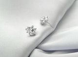 925 Silver Crystal Earrings for Women - Statement Jewelry