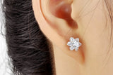 925 Silver Crystal Earrings for Women - Statement Jewelry