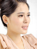 925 Silver Crystal Earrings for Women - Statement Jewelry