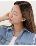 925 Silver Star Earrings for Women Girls Gift