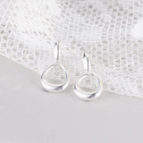 925 Silver Geometric Earrings for Women - Gift Jewelry
