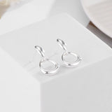 925 Silver Geometric Earrings for Women - Gift Jewelry
