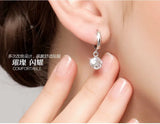 Arrival CZ Zircon 925 Sterling Silver Ladies Stud Earrings Jewelry