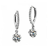 Zircon Arrival 925 Sterling Silver Stud Earrings for Women