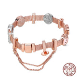 REFLEXIONS Bracelet for Women Sterling Silver 925 Mesh Clip Reflection Bracelet