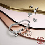 REFLEXIONS Bracelet for Women Sterling Silver 925 Mesh Clip Reflection Bracelet