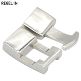 Stainless Steel Silver Buckle Clasps End Caps for DIY Leather Cord Bracelets
