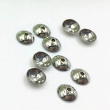 100pcs Stainless Steel End Caps for DIY Jewelry Making