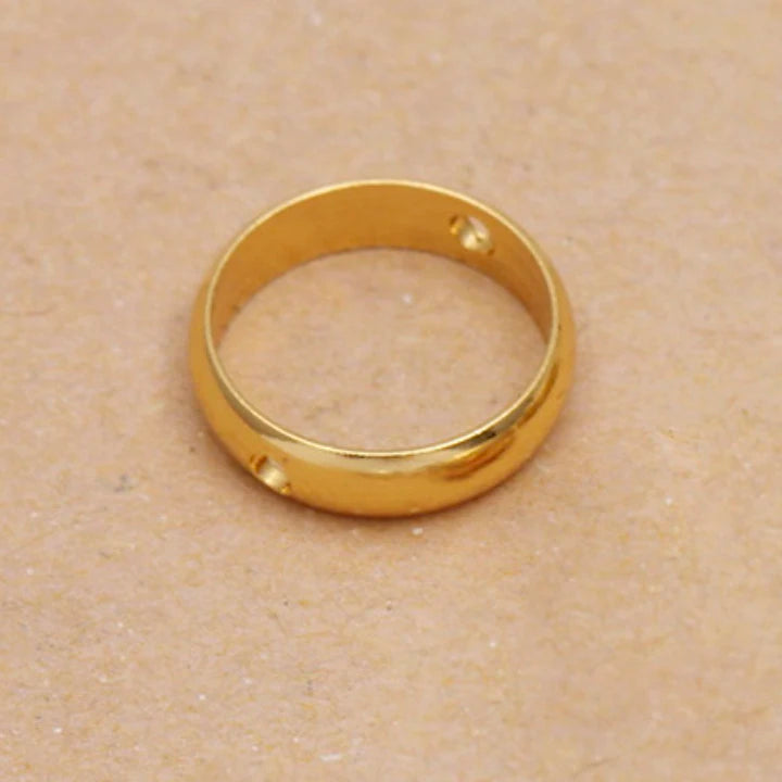 20Pcs 8/10/12mm Round Circle Frame Beads for Diy Jewelry Making