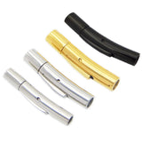 316L Stainless Steel Bayonet Clasp Magnetic Clasps Hooks Hole