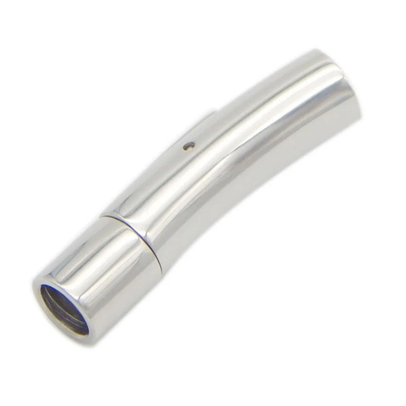 316L Stainless Steel Bayonet Clasp Magnetic Clasps Hooks Hole