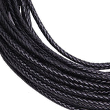 5m Braided PU Leather Bracelet Findings 3/4/5/6mm Round Cord DIY Necklace