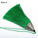Mixed Long Polyester Thread Tassel Brush 5pcs for DIY