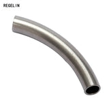 Stainless Steel Spacer Beads Curve Tube for DIY Necklace Making 10pcs