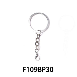 20pcs Retro Keychain Accessories Lobster Clasp Hooks Pins Split Ring Key Chains