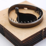 RFID Key Fob Leather Tag Punching Die Cutting Mould Teardrop Keychain Holder