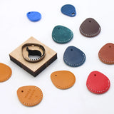 RFID Key Fob Leather Tag Punching Die Cutting Mould Teardrop Keychain Holder