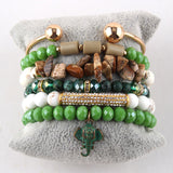 6pc Beaded Bracelet Stack for Women Jewelry Gift