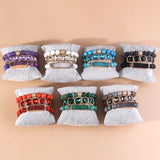 RH Beaded Bracelet 3pc Stack Long Druzy Bracelet Sets For Women Gift