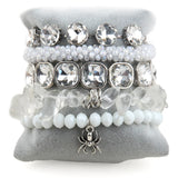 Bohemia Beaded Bracelet Sets 5pc Stack Bracelets Set For Women