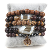 Bohemia Beaded Bracelet Set 5pc for Women Gift Jewelry