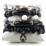 Bohemia Beaded Jewelry Drop Pendant Bracelets Set For Women