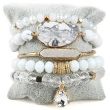 Bohemia Stone Bracelets Set For Women Gift