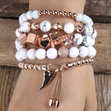 Bohemia Stone Bracelets Set For Women Gift