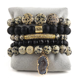 Bohemia Beaded Charm Bracelet Set for Women