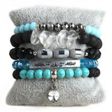 Bohemia Beaded Charm Bracelets Set for Women