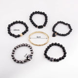 Boho Beaded Bracelet 5pc Stack Bangle & Bracelets Sets