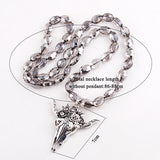 Bohemian Glass Crystal Pendant Necklace for Women