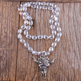 Bohemian Glass Crystal Pendant Necklace for Women
