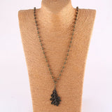 Boho Jewelry Cross Drop Necklaces for Women