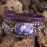 Boho Jewelry 5 Strand Wrap Bracelets Gift