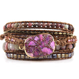 Boho Jewelry 5 Strand Wrap Bracelets Gift