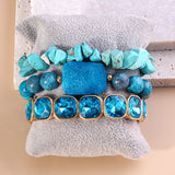 Boho Beaded Bracelet 3pc Stack Sets For Women Gift
